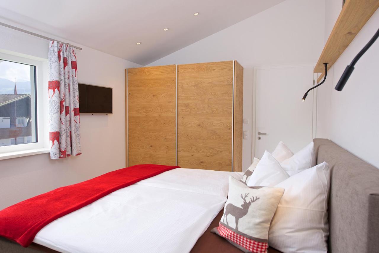 5 Sterne Ferienwohnung Hochgratblick Mit Schwimmbad Und Sauna Oberstaufen Exterior photo